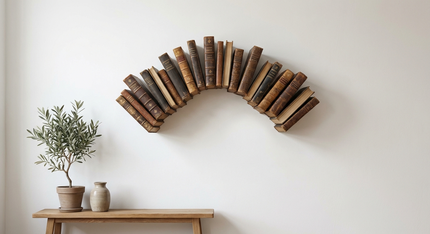 Invisible Floating Bookshelf