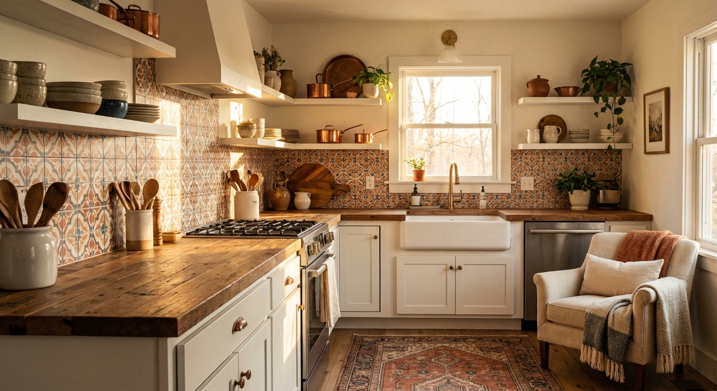 Peel-and-Stick Backsplash