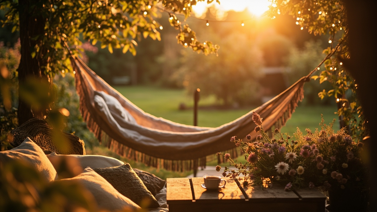Backyard garden retreat
