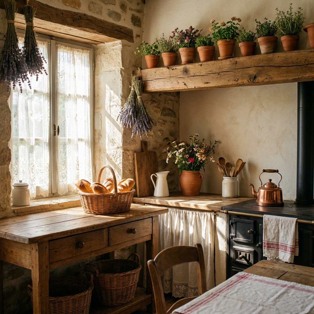 Provencal kitchen corner