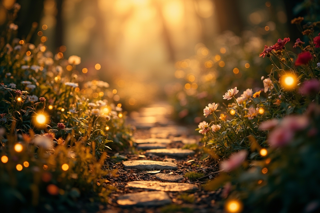 Fairy garden path