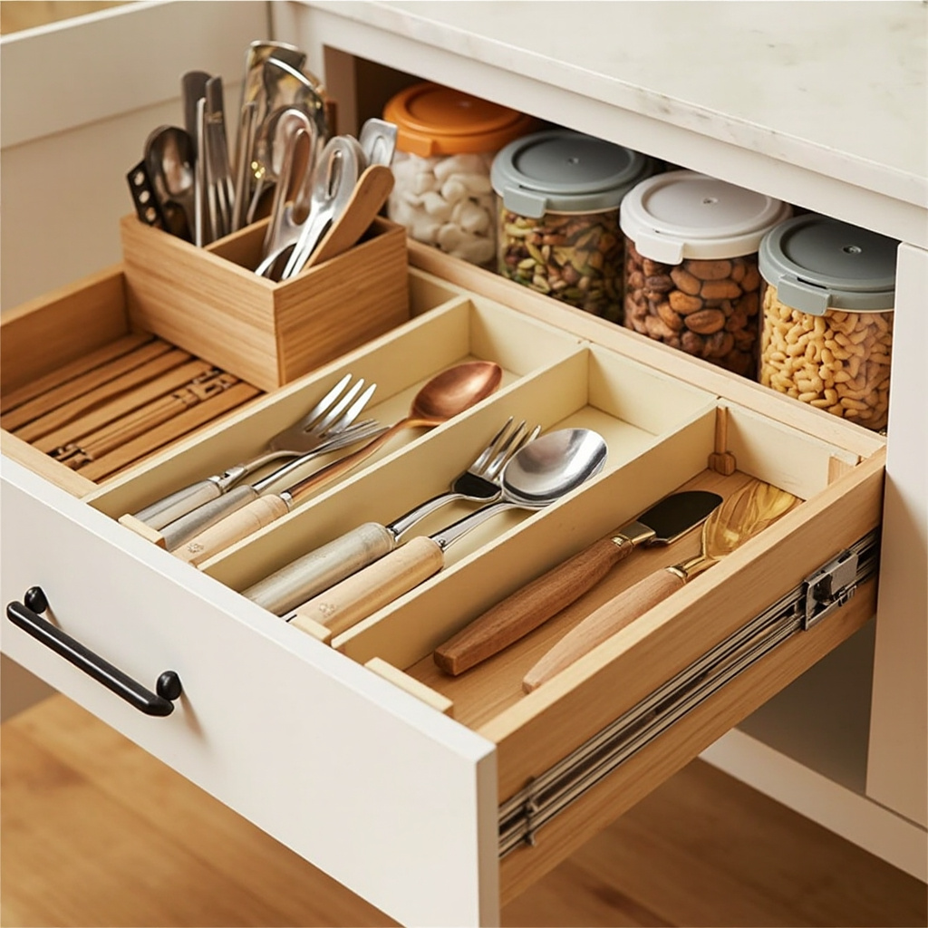 Rolling kitchen cart island