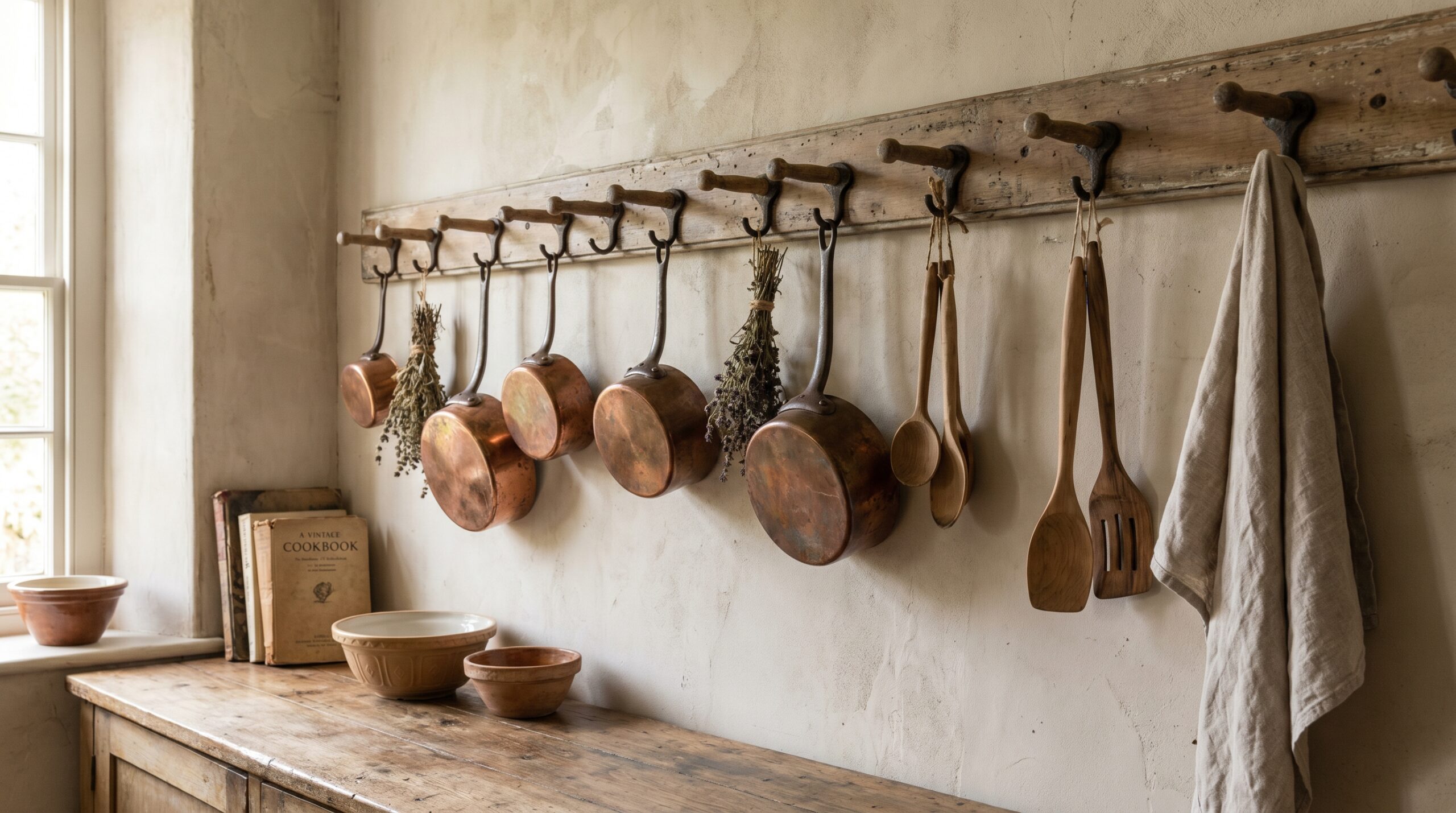 Kitchen Peg Rail for Everyday Beauty