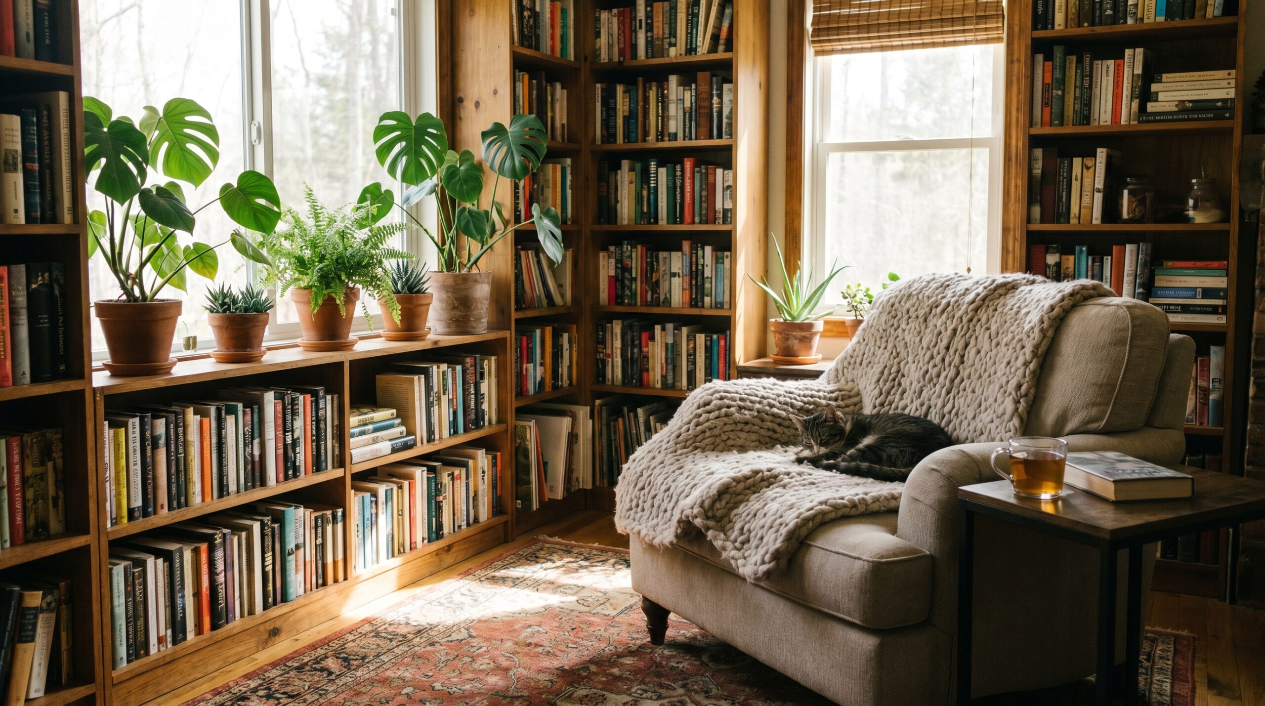 A Reading Nook by the Window