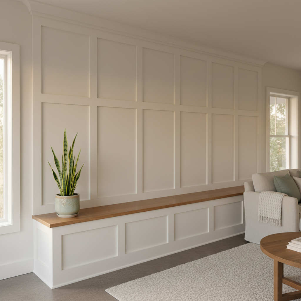 15 Stunning DIY Accent Wall Ideas That Cost Under $100 (Wait Until You See #6!) Classic Board-and-Batten for Instant Architectural Charm — diy accent wall ideas inspiration